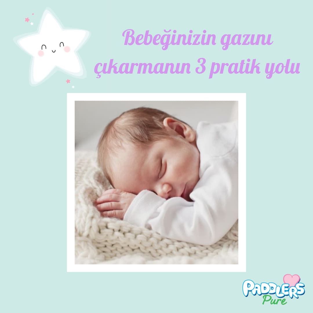 Bebeğinizin gazını çıkarmanın 3 pratik yolu