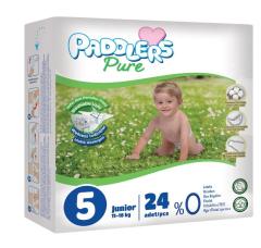 Paddlers Pure Bebek Bezi 5 Numara Junior 24 Adet (11-18 Kg) Eko Paket
