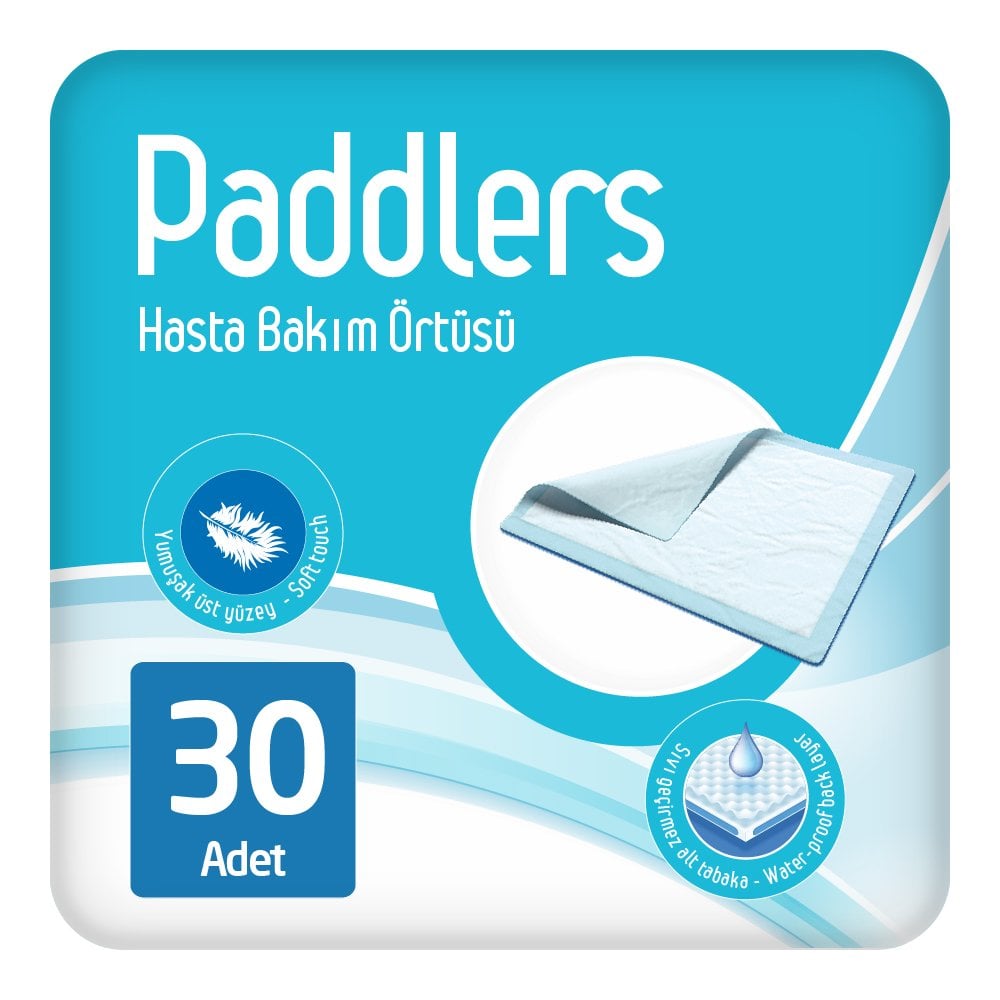 Paddlers Hasta Bakım Yatak Koruyucu Örtü 30'lu (60X90 Boyutunda)