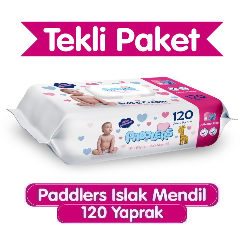 Paddlers 120'li Islak Mendil