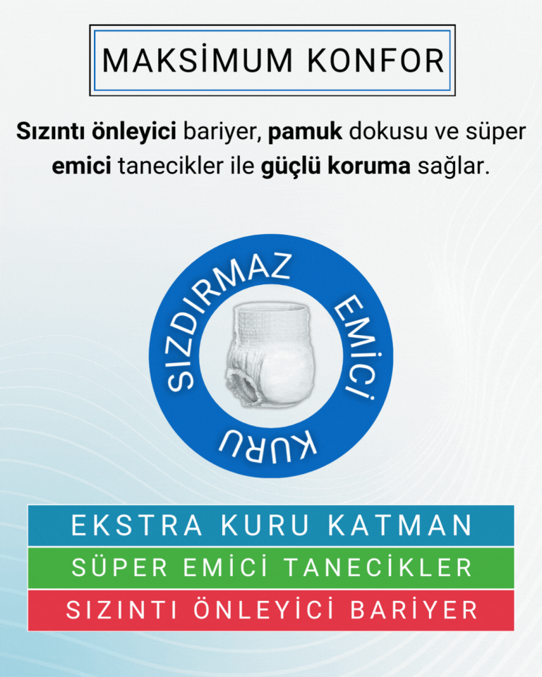 Paddlers Yetişkin Hasta Emici Külot Bez Medium 120 Adet