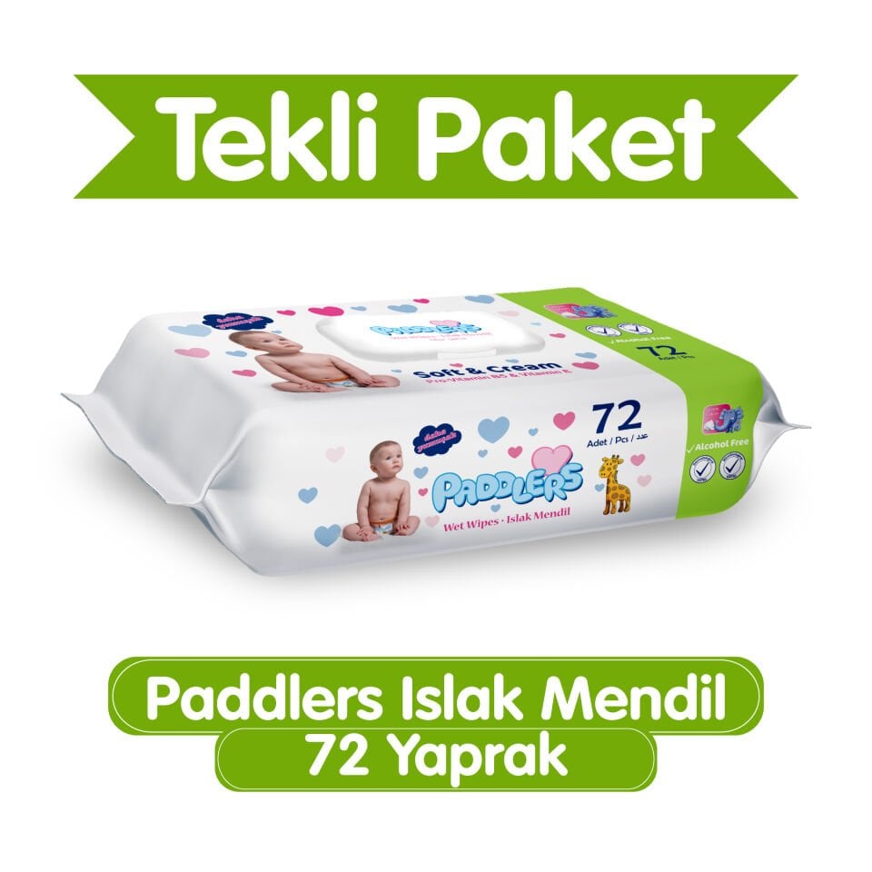 Paddlers 72'li Islak Mendil