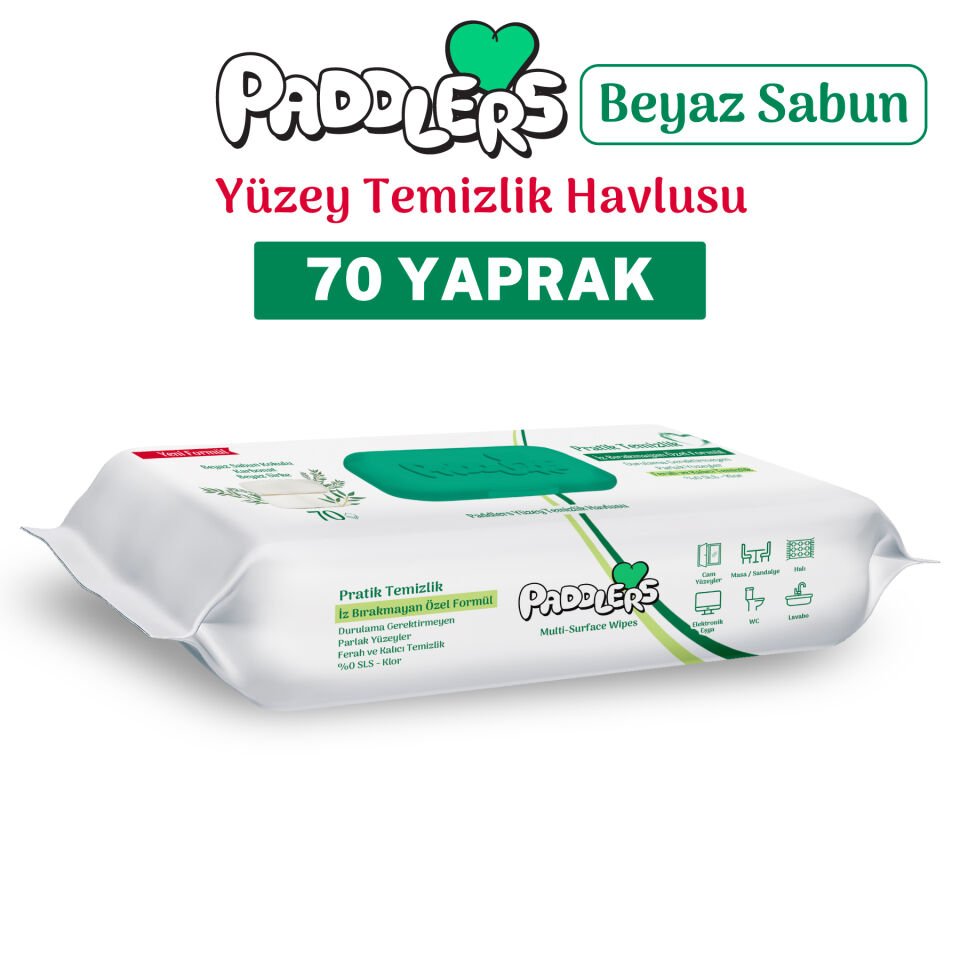 Easy Clean Beyaz Sabun Katkılı Yüzey temizlik Havlusu 70 Yaprak