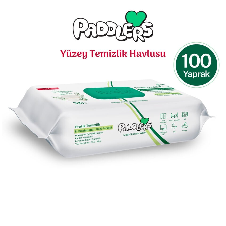 Easy Clean Beyaz Sabun Katkılı Yüzey Temizlik Havlusu 100 Yaprak