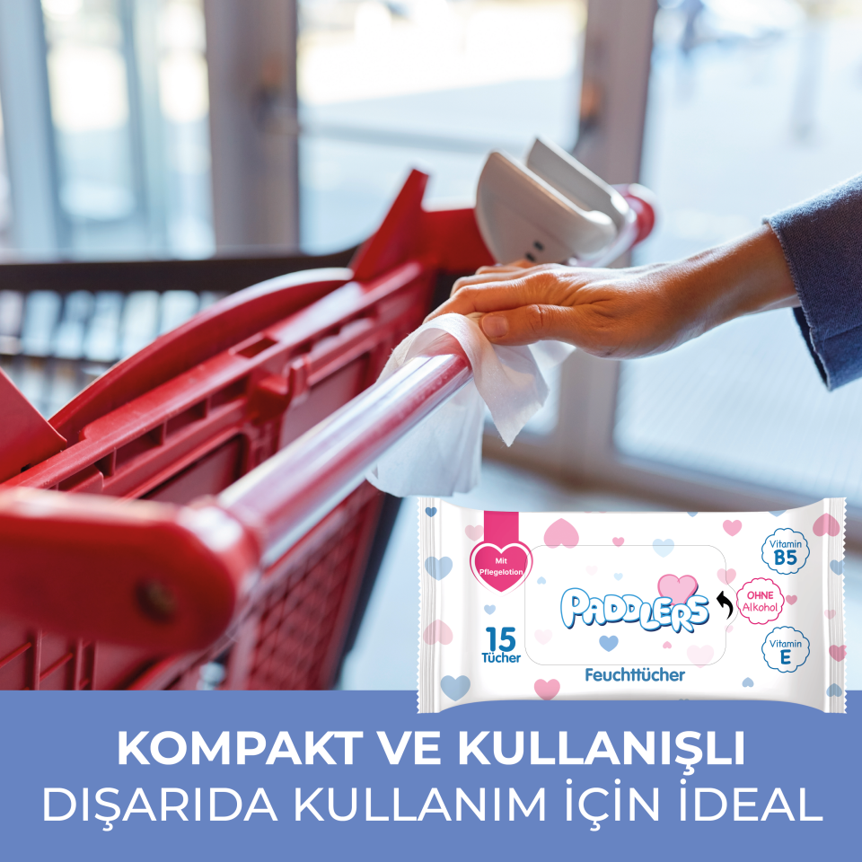 Paddlers Cep Mendili 12x15 (180 Yaprak)