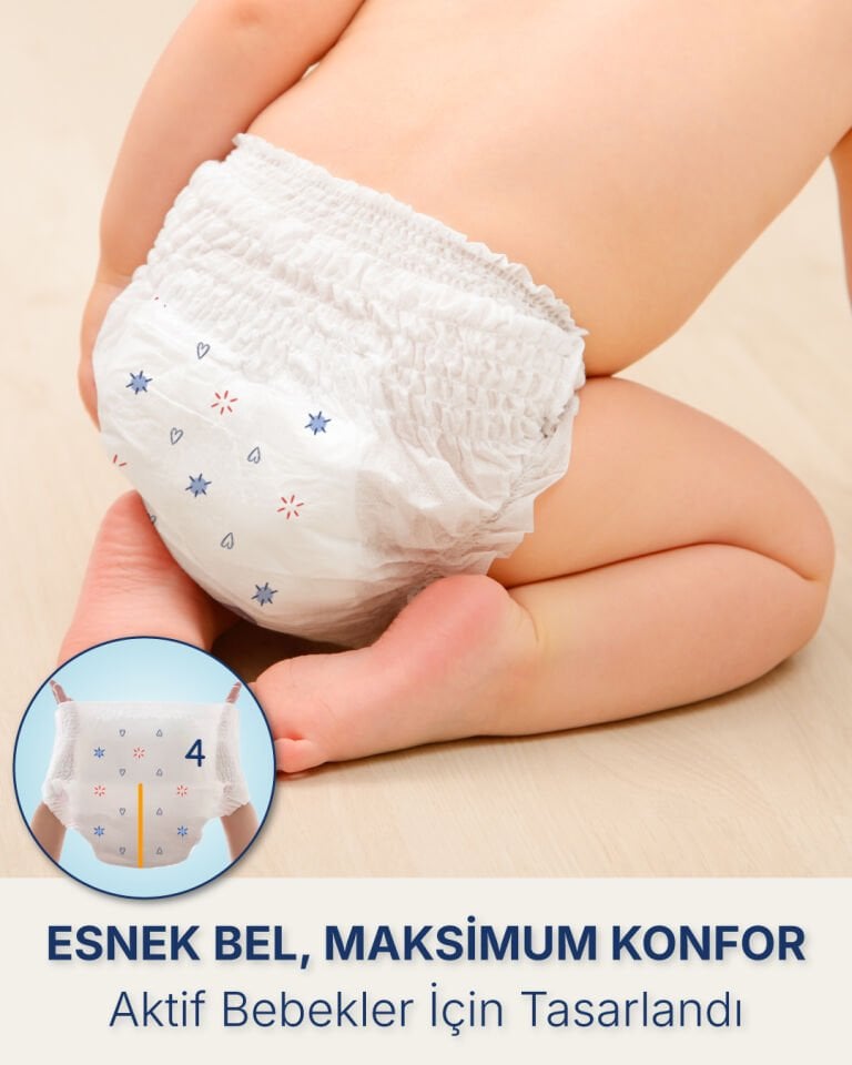 Paddlers Külot Bebek Bezi 7 Numara XX-Large 90 Adet (20-30 Kg) Ekstra Aylık Paket