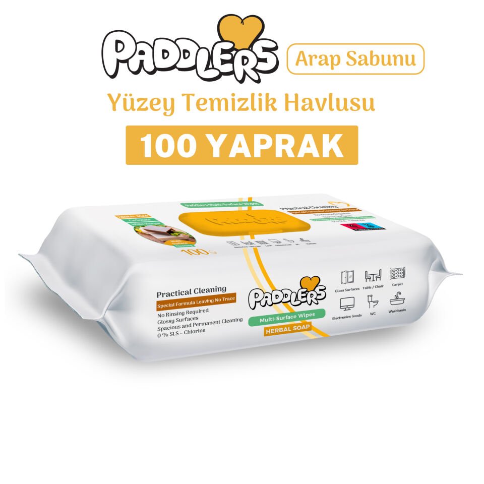 Easy Clean Arap Sabun Katkılı Yüzey Temizlik Havlusu 100 Yaprak
